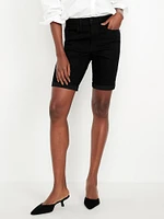 High-Waisted Wow Jean Shorts -- 9-inch inseam