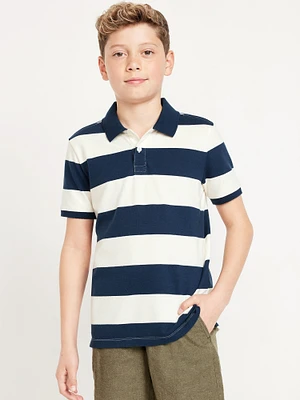 Printed Pique Polo Shirt for Boys