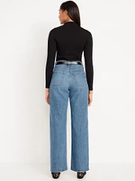 Curvy Extra High-Waisted Wide-Leg Jeans