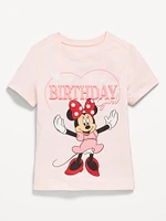 Disney© Birthday Minnie Mouse Graphic T-Shirt for Toddler Girls