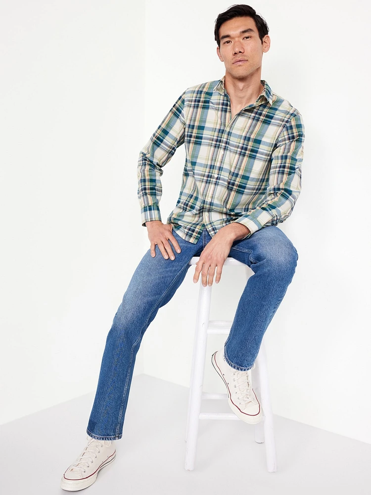 Classic Fit Plaid Everyday Shirt