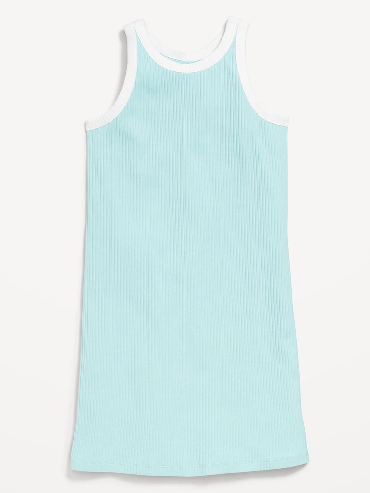 Printed Fitted Sleeveless Dress for Girls