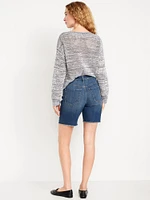 High-Waisted OG Jean Shorts -- 7-inch inseam