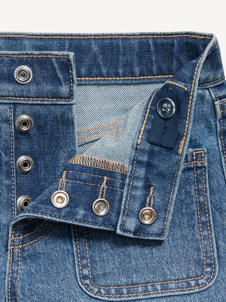 High-Waisted Jean Shorts for Girls