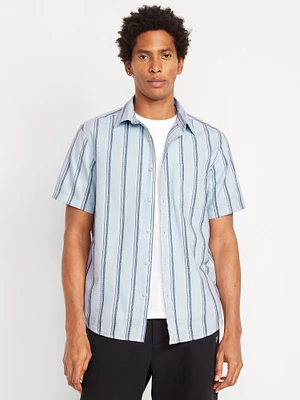 Classic Fit Everyday Textured Dobby Shirt