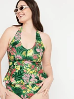 Matte Tankini Swim Top