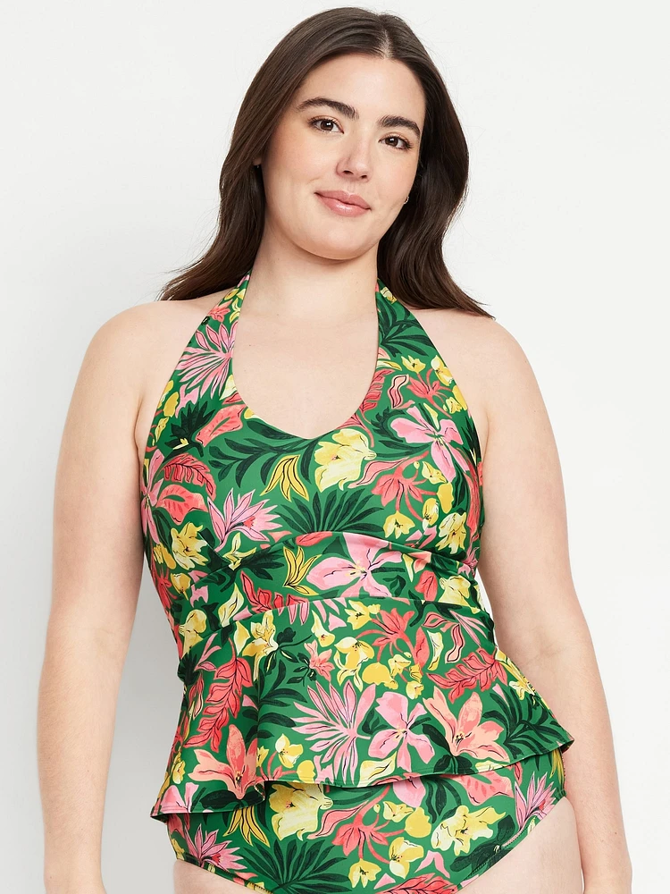 Matte Tankini Swim Top