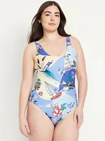 Matte One-Piece Swimsuit