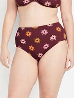High-Waisted Bikini Swim Bottoms