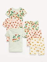 Snug-Fit Graphic Pajama 6-Piece Set for Toddler & Baby
