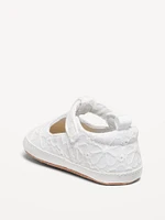 Embroidered Mary-Jane Sneakers for Baby