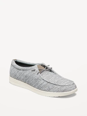 Textured Knit Loafers