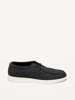 Textured Knit Loafers