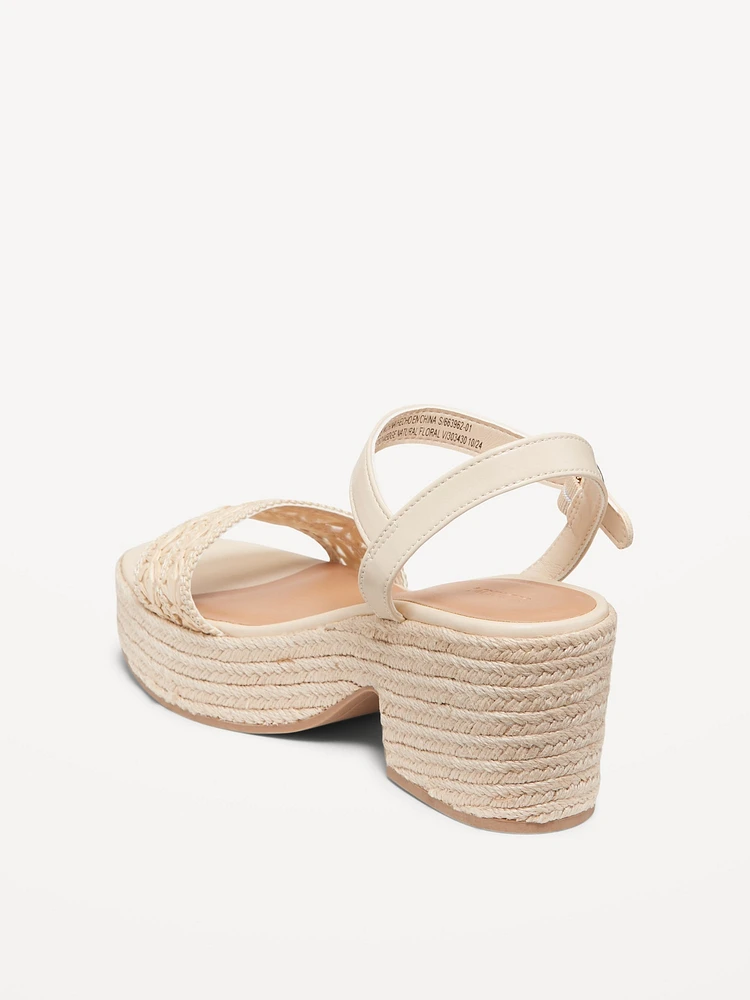 Espadrille Platform Sandals