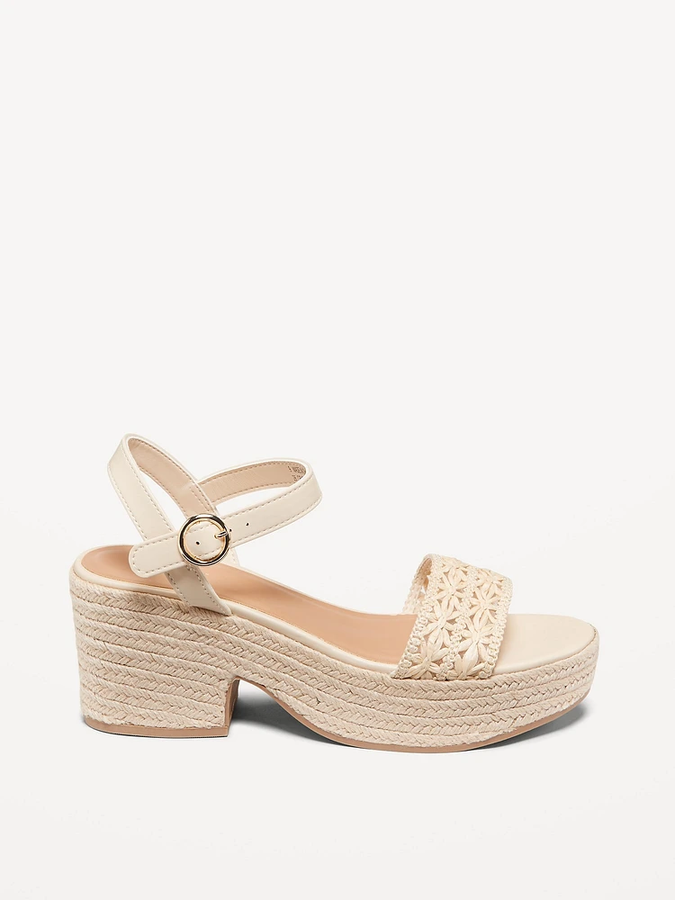 Espadrille Platform Sandals