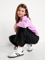 High-Waisted Crinkle Wide-Leg Pants for Girls