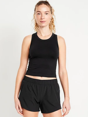 Fluid Seamless Fitted Crop Tank Top