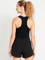 Fitted Seamless Crop Tank Top