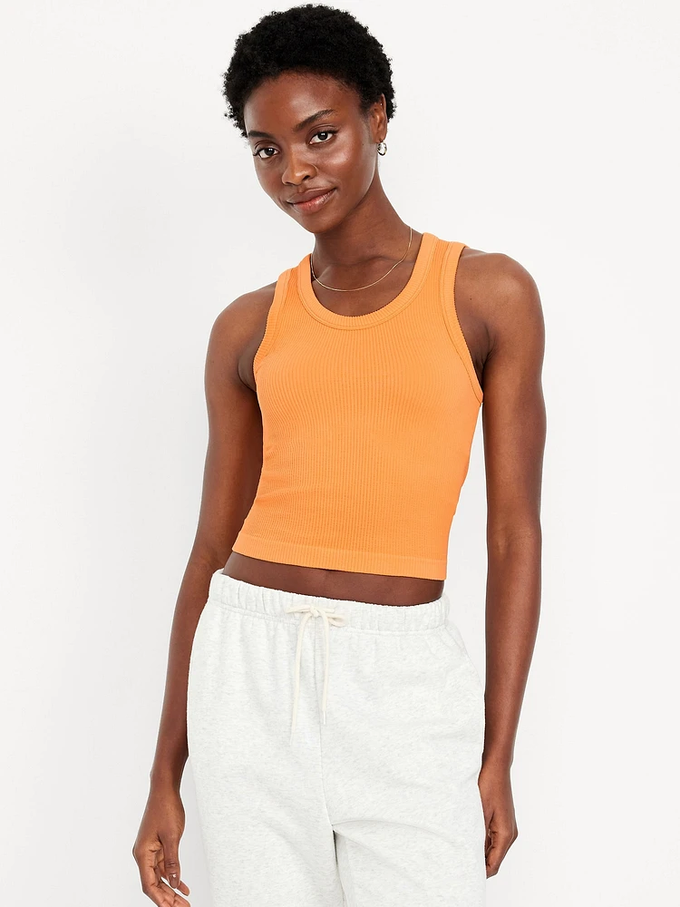 Exhale Seamless Fitted Rib Tank