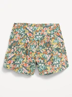 Printed Swing Culotte Shorts for Toddler Girls