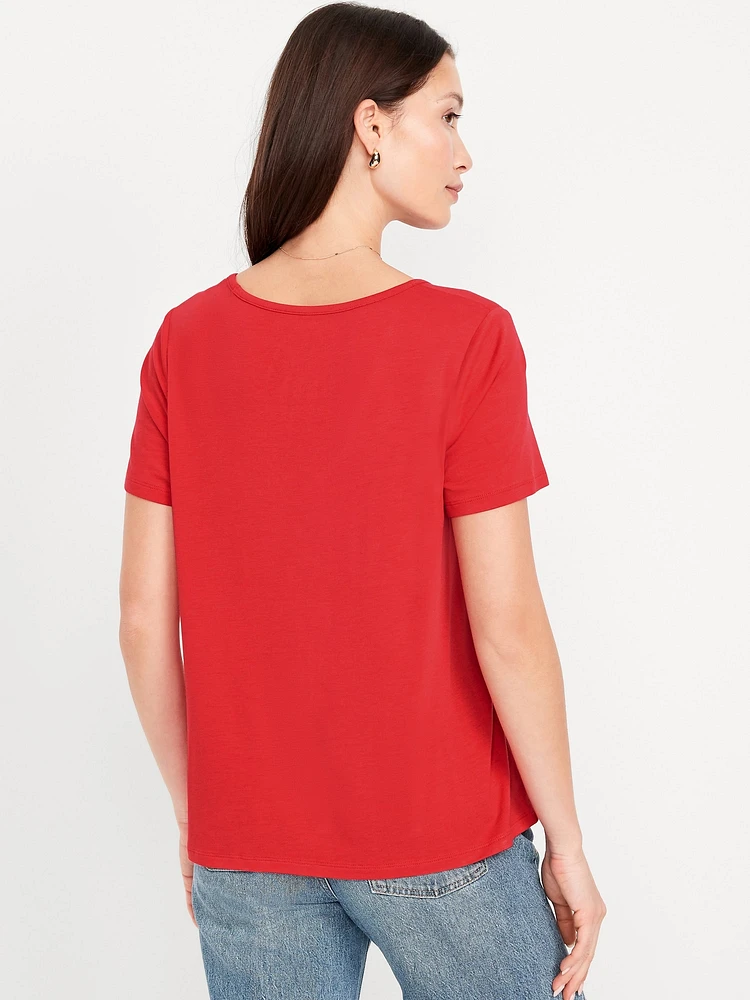 Luxe V-Neck T-Shirt