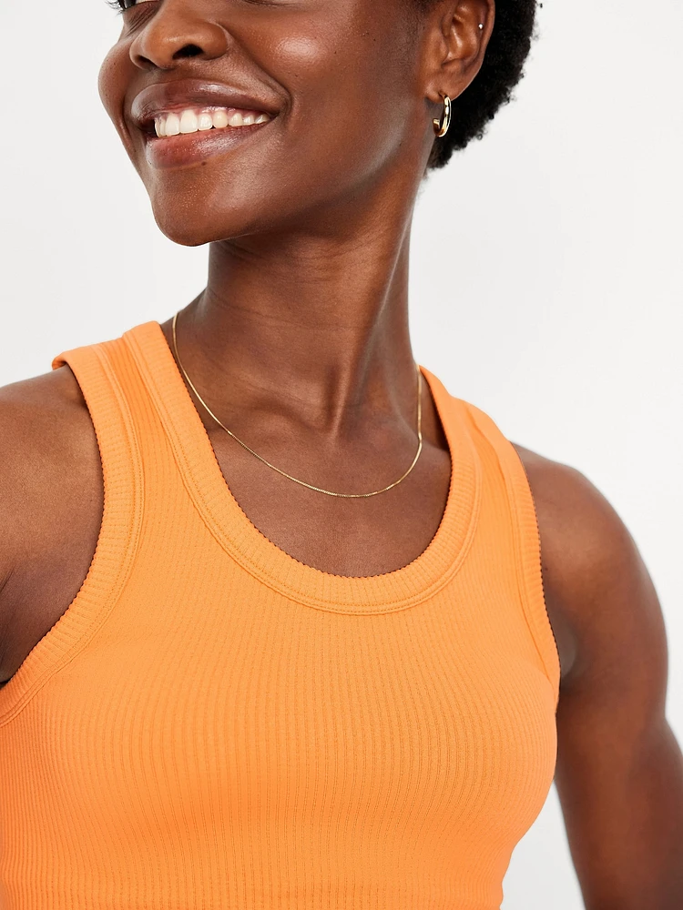 Exhale Seamless Fitted Rib Tank