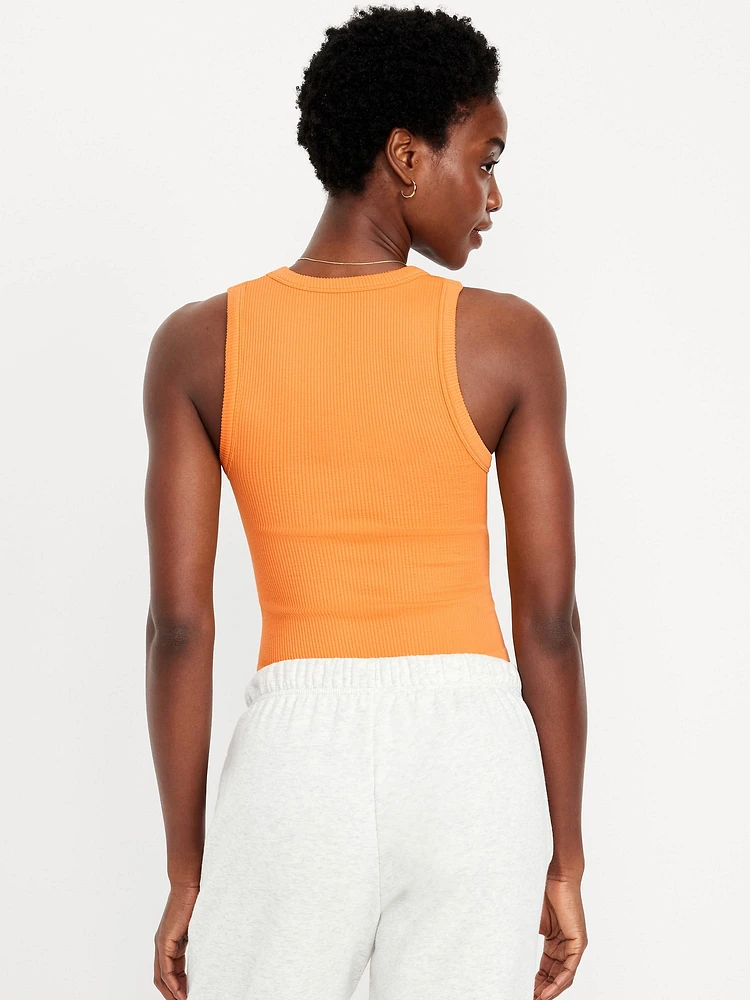 Exhale Seamless Fitted Rib Tank