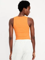 Exhale Seamless Fitted Rib Tank