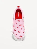 Glitter Canvas Slip-On Sneakers for Girls