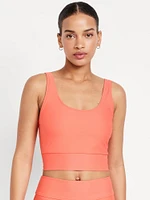 Matte Longline Swim Top