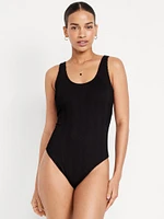 Ribbed One-Piece Swimsuit