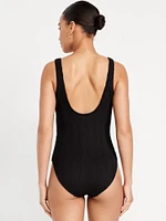 Ribbed One-Piece Swimsuit