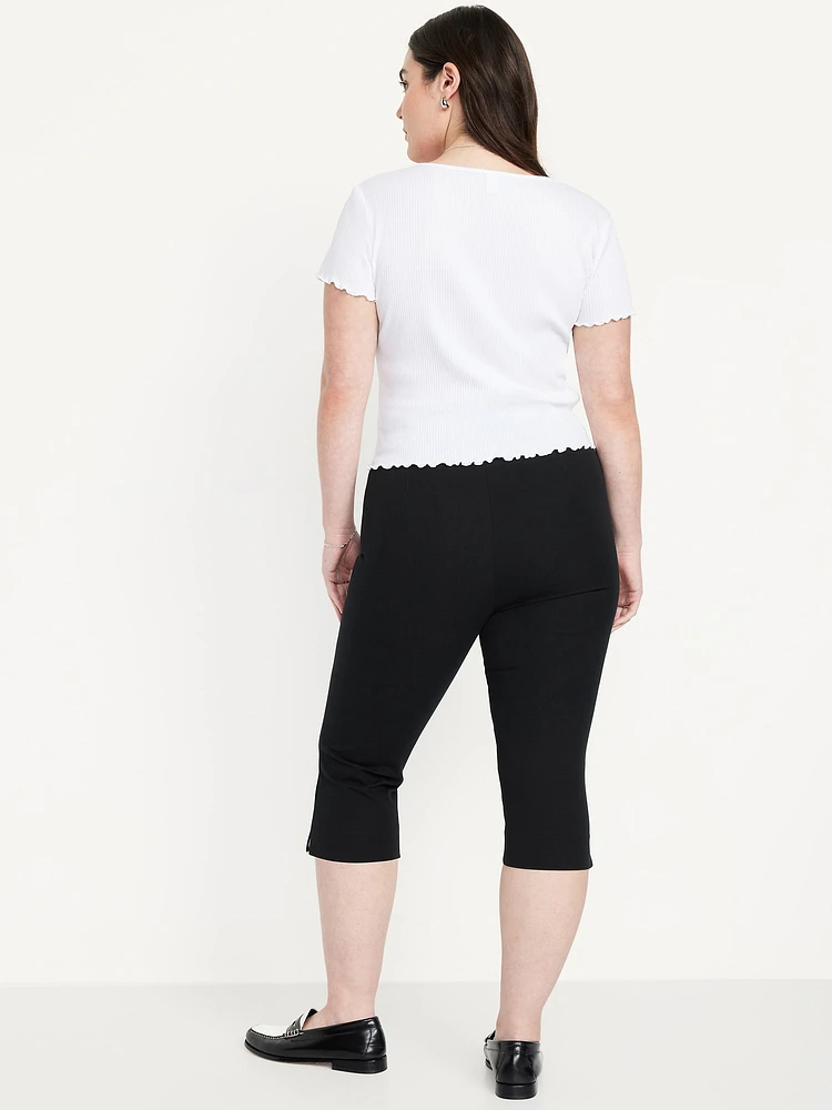 Extra High-Waisted Polished Pixie Capri Pants