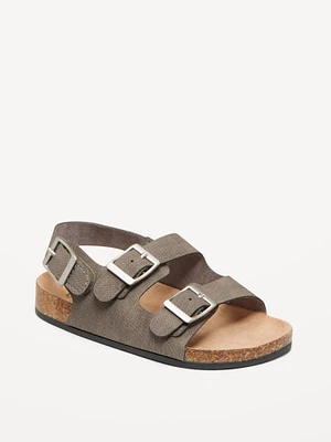 Faux-Leather Sandals for Toddler Boys