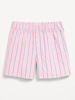 Lightweight Printed Poplin Shorts for Girls