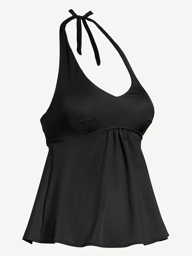 Maternity Halter Tankini Swim Top