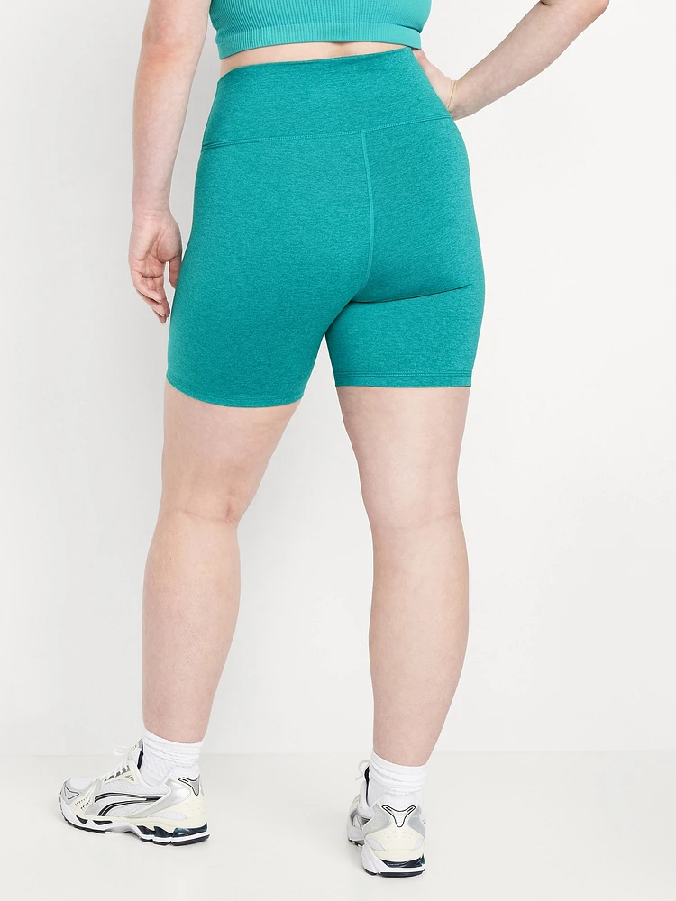 Extra High-Waisted CloudComfy Biker Shorts -- 6-inch inseam