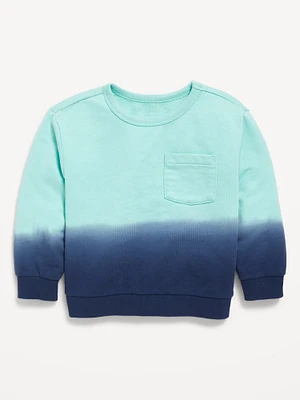 Printed Oversized French Terry Pocket Sweatshirt for Toddler Boys