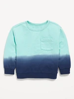 Printed Oversized French Terry Pocket Sweatshirt for Toddler Boys