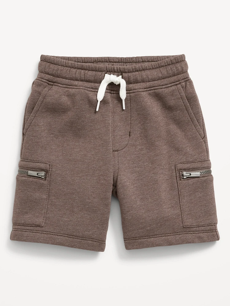 Zip Cargo Fleece Shorts for Toddler Boys