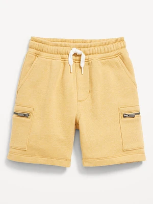 Zip Cargo Fleece Shorts for Toddler Boys