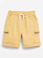 Zip Cargo Fleece Shorts for Toddler Boys