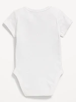 Short-Sleeve Unisex Graphic Bodysuit for Baby