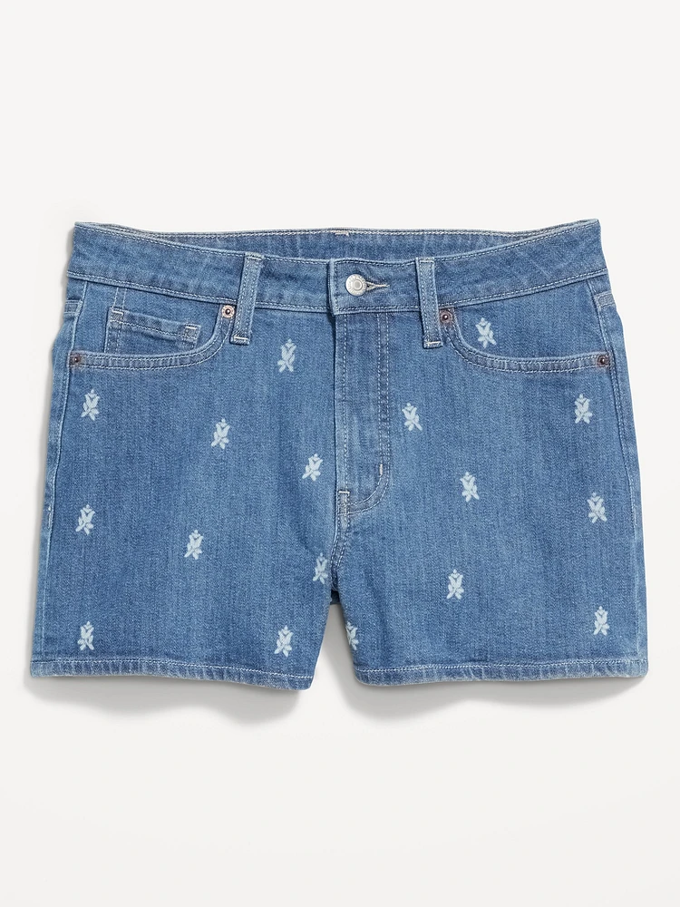 Curvy High-Waisted OG Jean Shorts -- 3-inch inseam