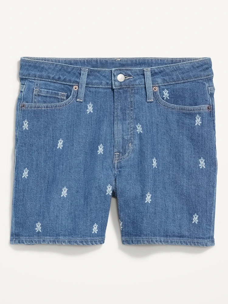 Curvy High-Waisted OG Jean Shorts -- 5-inch inseam