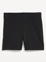 High-Waisted Biker Shorts -- 4-inch inseam