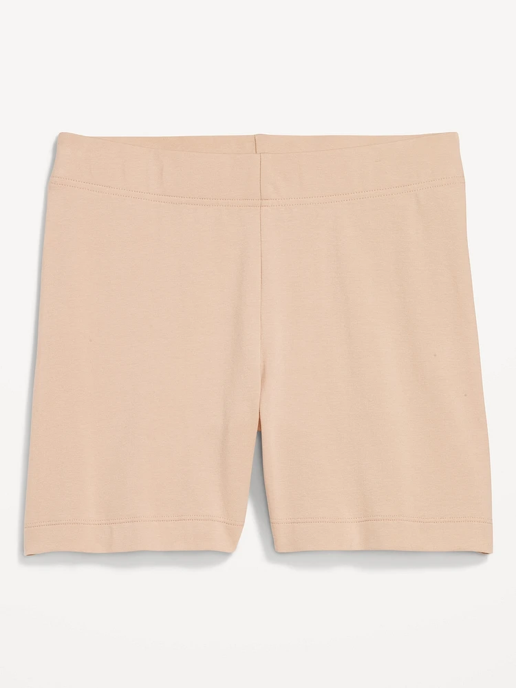 High-Waisted Biker Shorts -- 4-inch inseam