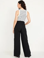 Extra High-Waisted Mariner Wide-Leg Pants