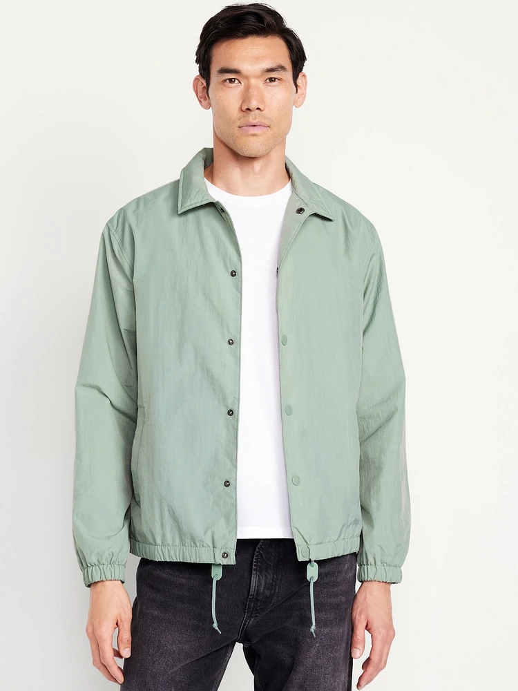 Water-Resistant Coach Jacket