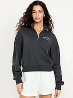 SoComfy Oversized Logo Half Zip